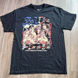 The Who• The Song Is Over Tour 2025 Unisex Graphic T Shirt•NWOT